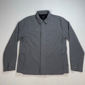 BYLT District Jacket Men's M Gray Performance Comfort Stretch‎ Vent Sports